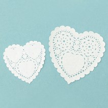[펠트친구] 하트 도일리페이퍼(100장) [3239], 중