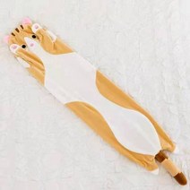 안고자는 긴 베개 롱 쿠션 50-150 거대한 크기 고양이 장난감 피부 코트 인기있는 생일 선물 여자 아이의 아기, Brown Skin