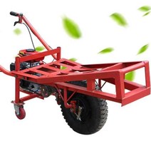 농업용손수레 운반차 밀바 외발수레 가솔린엔진 전동, 전기 외발 자전거 배터리 없음