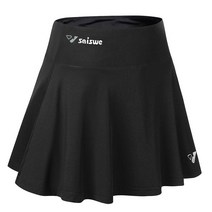 Color Fawn 여자 스포츠 스커트 속건 통풍 골프 배드민턴 테니스 스커트 요가 헬스 마라톤 하프 주름 스커트