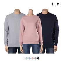 흄 유니 CVC3단쭈리 오버핏 맨투맨 FHMRCTM701P