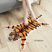 만화 고양이 호랑이 미끄럼 방지 동물 프린트 카펫 침실 주방 욕실 매트리스 조각 가정 매트리스 욕실 흡수성