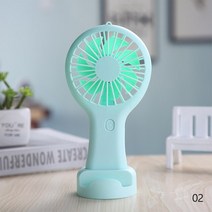 저전력온풍기 Usb 소형 풍력 선풍기 편리하고 매우 조용한 고품질 휴대용 사무실 112341, green