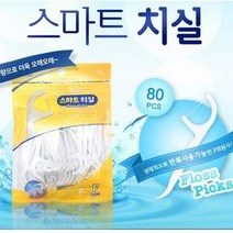 꿀템 스마트 치실 F타입, 80개입, 2개