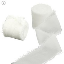 DIY 리본공예 헤어악세사리 헤어핀 헤어밴드 머리핀 헤어 장식 리본 닳은 가장자리 주름 쉬폰 실크 리본 수, 01 M, 07 as pic shown