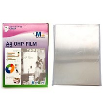 A4 100매 OHP필름 복사용 코팅 정포장 벌크 제본