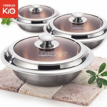EBRD_조리용뚝배기 스텐 다용도솥 스테인레스 찌개 주방 요리용 돌밥_+/EFm/+, ({선택})통3중클레디움가마솥 24호