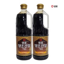 샘표 양조간장701 1.7LX2, 2병, 1.7L