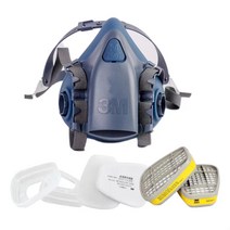 쓰리엠 7502 + 6003K 방독 마스크 풀세트, 1세트