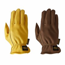 카이맨 1230 사슴 가죽 글러브 장갑, M, 프리미엄 골드