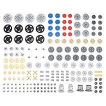 KonHaovF 레고 테크닉 부품과 호환되는 부품용 기어 세트 DIY 모음 팩 빌딩 블록 세트용 랙 및 웜, C