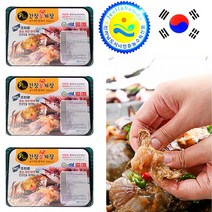 조미료NO 전남신안 간장 꽃게장 2팩(2.4kg)/3팩(3.6kg) 간장게장, 3팩