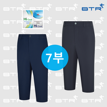 [비티알] 루헨M(S) 골프 남성 봄여름 스판 쿨소재 밴드 7부바지 BSP0831M