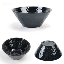 멜라민 국그릇 대접 후식 그릇 15x6.2cm 4호 블랙_232128EA, 본상품선택, 본상품선택