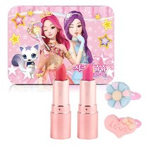 리틀블링 시크릿쥬쥬 틴케이스 립스틱 2종세트 쥬쥬 스텔라, 립스틱2종세트(틴케이스증정)