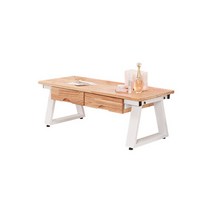 주식회사히트 [히트가구] CZ3160B 원목 좌식 서랍테이블 900 4colors (착불), 참죽화이트