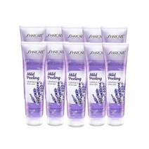 [싹쓰리팩토리]바디 샤워 목욕 워시 스크럽 몸 얼굴 피부 각질제거 다리각질 필링젤 10개 세트, 파파야