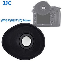 JJC EN-DK19G Large Eye cup for Nikon D500 D800 D800E D810 D850 D3 D4 D4S D5 Df Ergonomic Design Ova, 1