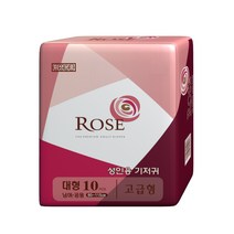 로즈 성인용 테이프형 대형 고급형 10매 성인기저귀, 1팩, 10매입