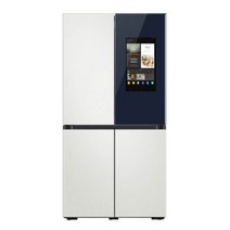 삼성 비스포크 4도어 프리스탠딩 패밀리허브 RF85B95H2APN (840L 코타화이트)