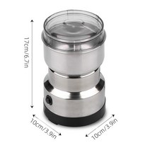 커피머신 NEWElectric 다기능 가정용 커피 그라인더 전기 주방 시리얼 견과류 콩 향신료 곡물 기계, 4 blades+110V