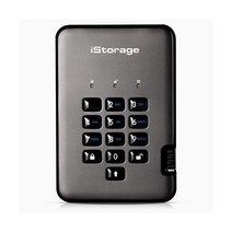 iStorage diskAshur PRO2 HDD 2TB | 안전한 휴대용 하드 드라이브 | FIPS 레벨 3 인증 | 암호로 보호됨 | 방진/방수 | 하드웨어 암호화