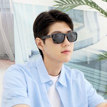 SUNBRO player 401 편광미러 선글라스, C2 실버(블랙)