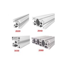 2020 2040 3030 2080 알루미늄 프로파일 100 200 300 350 400 450 500 550 600 mm 선형 레일 압출 압출 cnc 3d 프린터 부품, 800mm, 04-3030