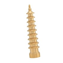 황동 Wenchang 탑 풍수 동상 입상 소장용 레이어 9 책상용, 놋쇠, 하단 글자