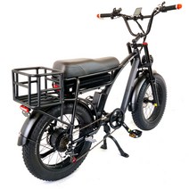 펫바이크 전기펫바이크 smlro e5 plus 긴 좌석 2000w 48v 18ah 2, 검은색, 7, 500w 18ah