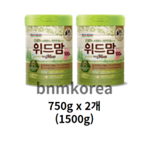위드맘 파스퇴르 특허받은 유산균체 무항생제원유 분유 100일, 1500g, 8개