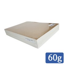 종이마을 노루지 식품지 유산지 기름종이 35g 225X300 1000장, 노루지(식품지), 60g 225×300mm 500매