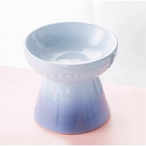 LE CREUSET 강아지 고양이 반려견 애완동물 전용식기 물 밥 그릇 펫볼 도그볼 캣볼, 블루(톨 볼)