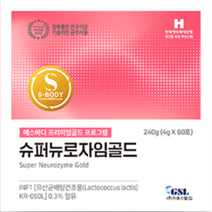 에스바디효소다이어트 슈퍼뉴로자임골드 60포, 4개