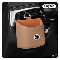 BMW 미니쿠퍼 MINI cooper용 자동차 에어 벤트 대시 보드 걸이식 정리 상자 미니 쿠퍼 F55 F56 R60 R59 R58 R57 R56 R55 R53 R52 R50 On, Cognac