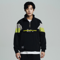 NFL 엔에프엘 F201MJP102 테이핑 아노락 BLACK