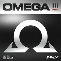 엑시옴 오메가 3 아시아 /탁구러버 탁구용품, 블랙(MAX)