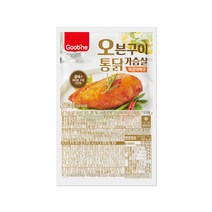 굽네 오븐구이 통 닭가슴살 매콤바베큐 110g, 1팩