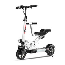 전동스쿠터 노인전동차 삼륜바이크 오토바이 전기 스쿠터 부모 어린이 자전거 성인 전자 미니 접이식 리튬 배터리 48V 500W, [02] 13ah black