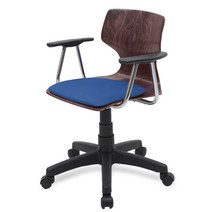 체어포커스 하이팩 인조가죽 회전 의자 CF-503, 블루