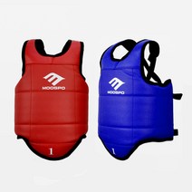 무스포 태권도 단면호구세트 보급형 (2개입)/몸통 보호대