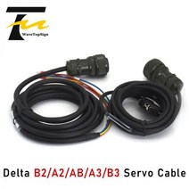 델타 B2 A2 AB A3 B3 1 kw 서보 하이 파워 엔코더 케이블 모터 전원 ASD-A2CAEN1003, 08 A3 Power Cable_01 3M