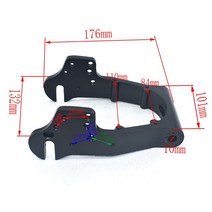 10 인치 전기 스쿠터 리어 포크 Kugoo M4 전자 스피드 웨이 5 킥 액세서리 스케이트 보드 부품, 01, 01 Bracket A