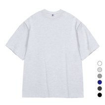 SO# 남녀공용 무지 옆 트임 면 100% 26수 라운드넥 데일리 빅사이즈 오버핏 여름 반팔티(S/M/L/XL/2XL)