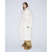 MARDI MERCREDI BELTED DOWN COAT_CREAM