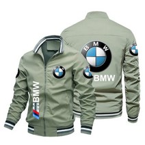 남자콤비자켓 BMW 남성용 오버사이즈 모토 레이싱 재킷