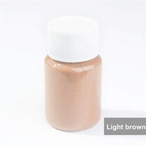가죽 수선 수리 복원 leather recoloring 밤 키트 액체 피부 도구 자동 시트 구멍 스크래치 균열, 20ml 라이트 브라운