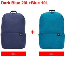 무이마린 오리지널 샤오미 백팩 심플 방수 소형 10L 20L 멀티 컬러 콤보 경량 미니멀리스트 디자인 백 배낭 Xiaomi