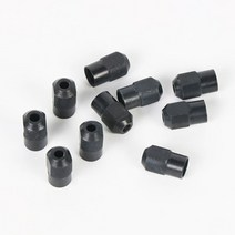 5 10pcs dremel 도구 액세서리 콜릿 척 전기 그라인더 콜릿 다이아몬드 로터리 버 로터리 도구 클립 캡 너트 피트, 10개
