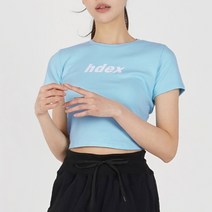 HDEX 릴렉스핏 크롭 티셔츠